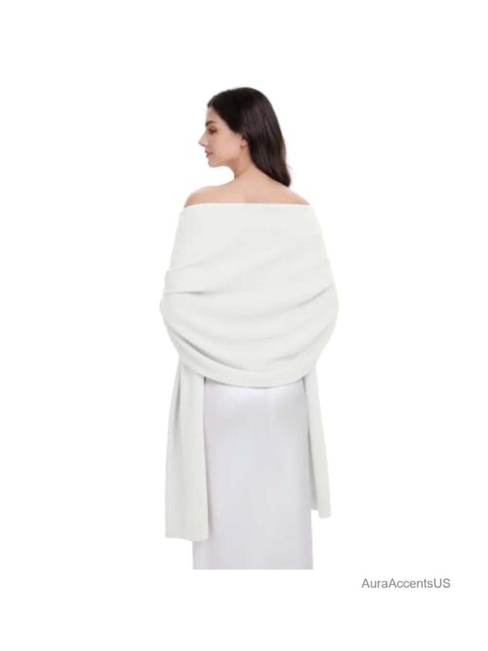 Viscose Nylon Pashmina Shawl Wrap Wedding Evening Formal One Size